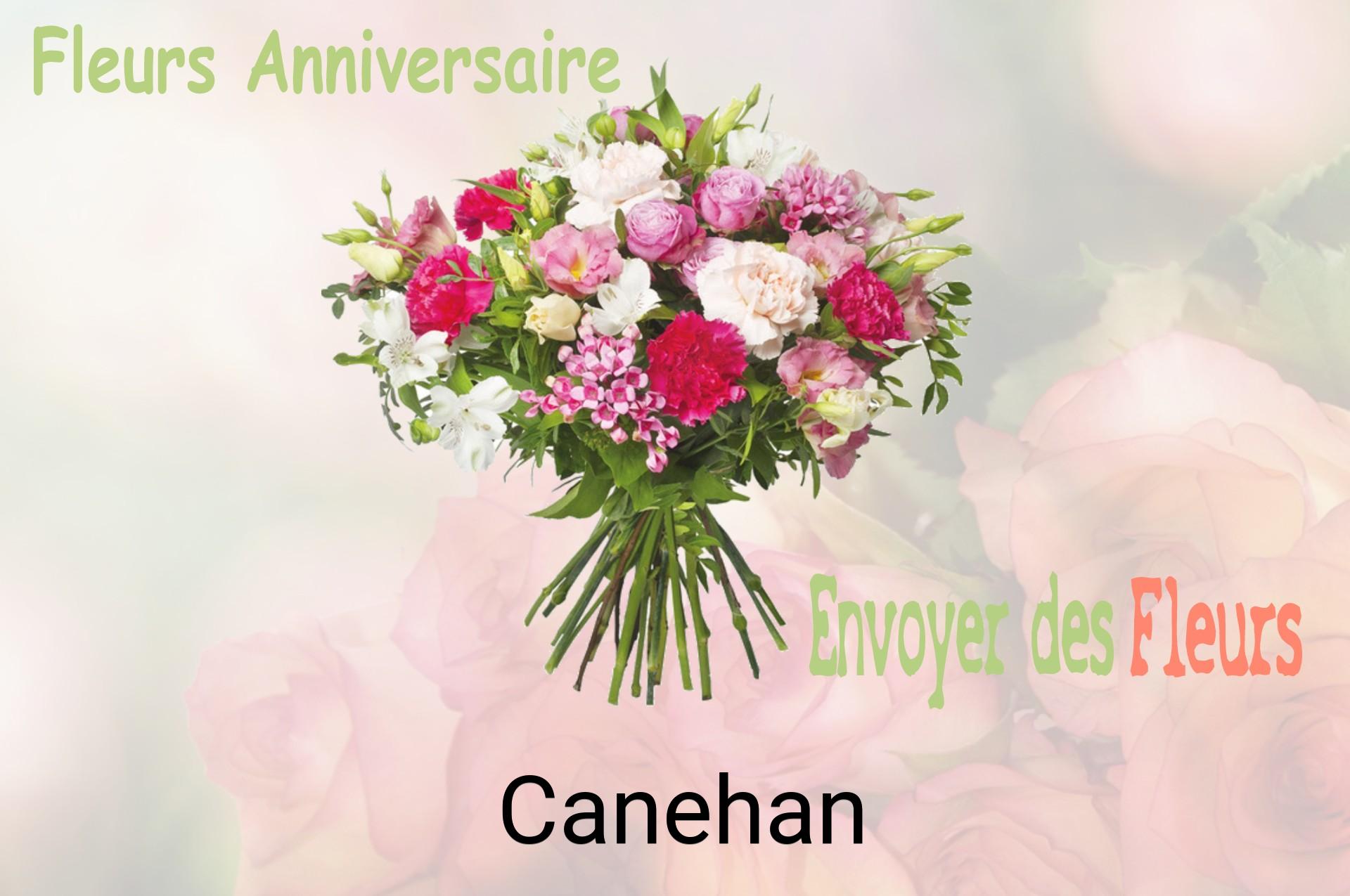 Bouquet de fleurs d’anniversaire livré à Canehan